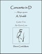 Concerto in D Guitar and Fretted sheet music cover